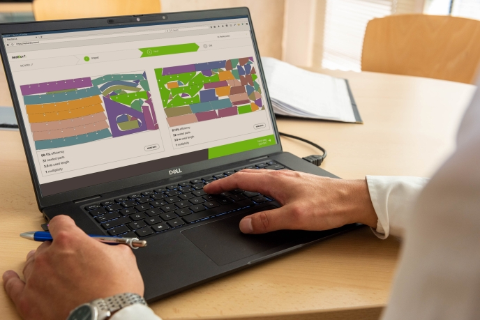 Die Web-Anwendung Nest&Cut von Alma