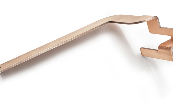 Biegemaschine Biegeteil auf Weiss