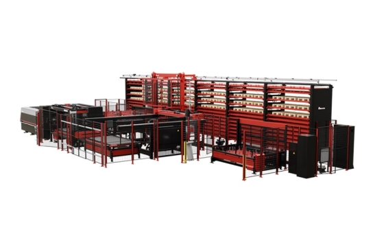 Vollständige Automatisierung mit Amada-Speicher